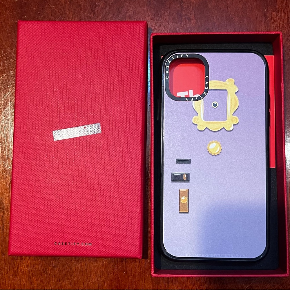 Casetify iPhone 15 “FRIENDS” iPhone Phone Case Red Box Limited